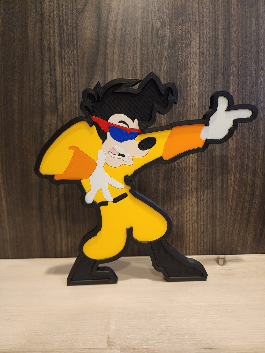 Custom Character 3D printed Wall/Shelf art