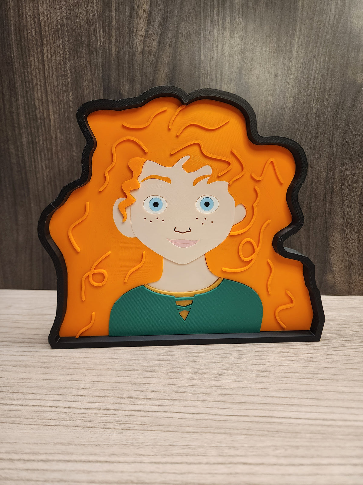 Custom Character 3D printed Wall/Shelf art