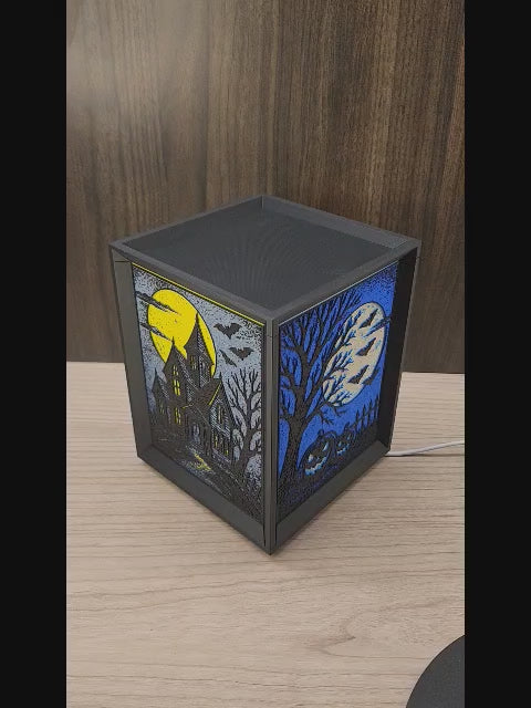 Rotating Lithophane Lantern